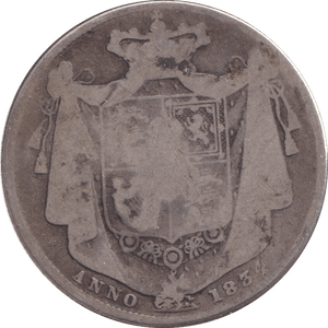 1834 HALFCROWN ( FAIR ) - HALFCROWN - Cambridgeshire Coins