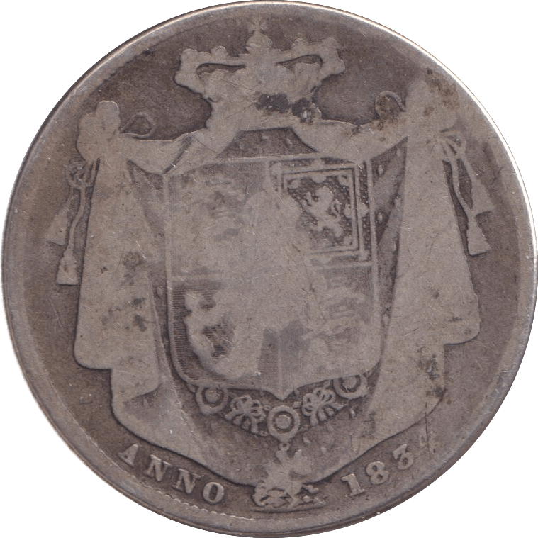 1834 HALFCROWN ( FAIR ) - HALFCROWN - Cambridgeshire Coins