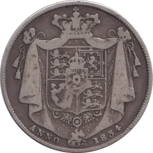 1834 HALFCROWN ( FINE ) - HALFCROWN - Cambridgeshire Coins