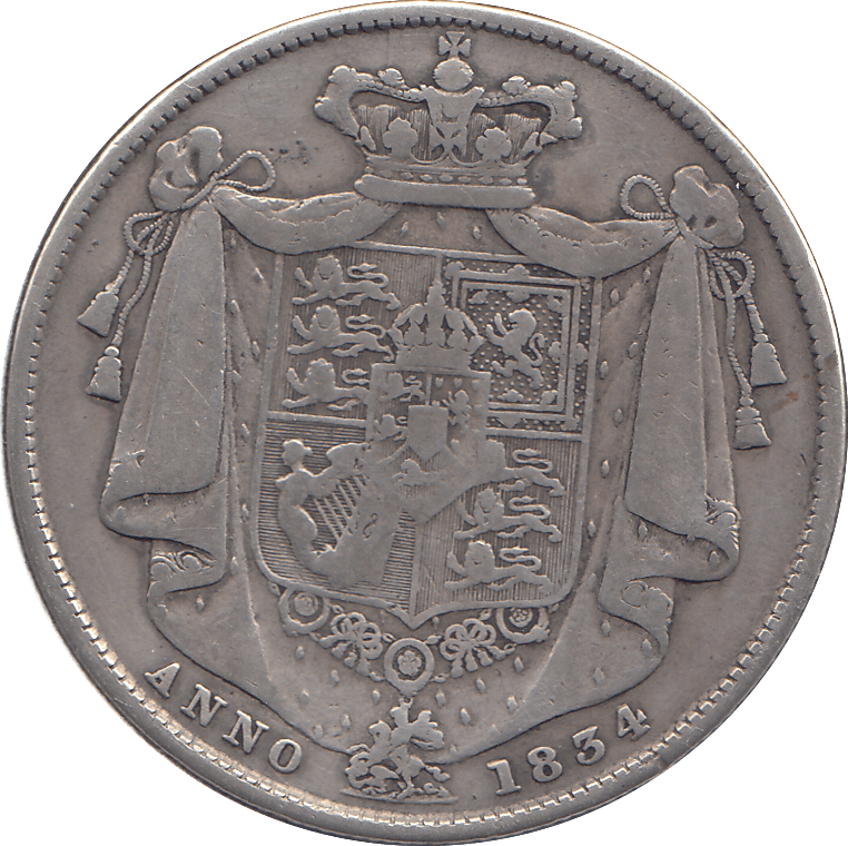 1834 HALFCROWN ( GF ) - HALFCROWN - Cambridgeshire Coins