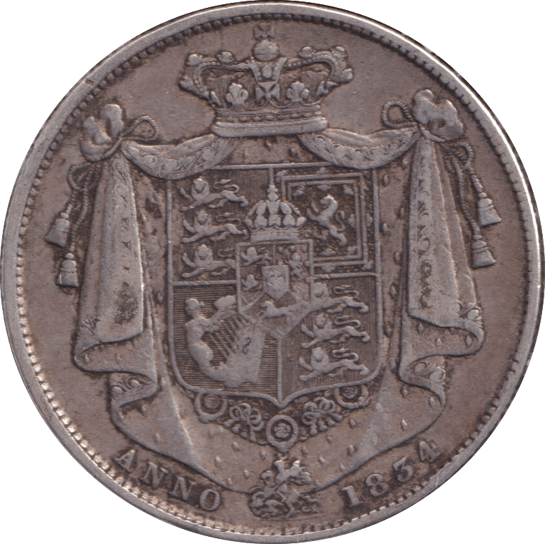 1834 HALFCROWN ( GVF ) - HALFCROWN - Cambridgeshire Coins