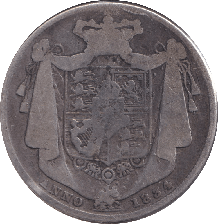 1834 HALFCROWN ( NF ) - HALFCROWN - Cambridgeshire Coins