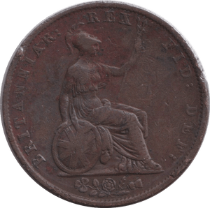 1834 HALFPENNY ( FINE ) - HALFPENNY - Cambridgeshire Coins