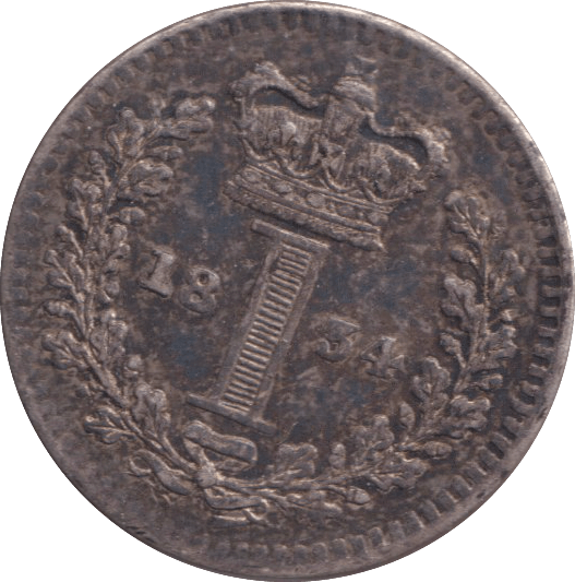 1834 MAUNDY ONE PENNY( EF ) - MAUNDY ONE PENNY - Cambridgeshire Coins