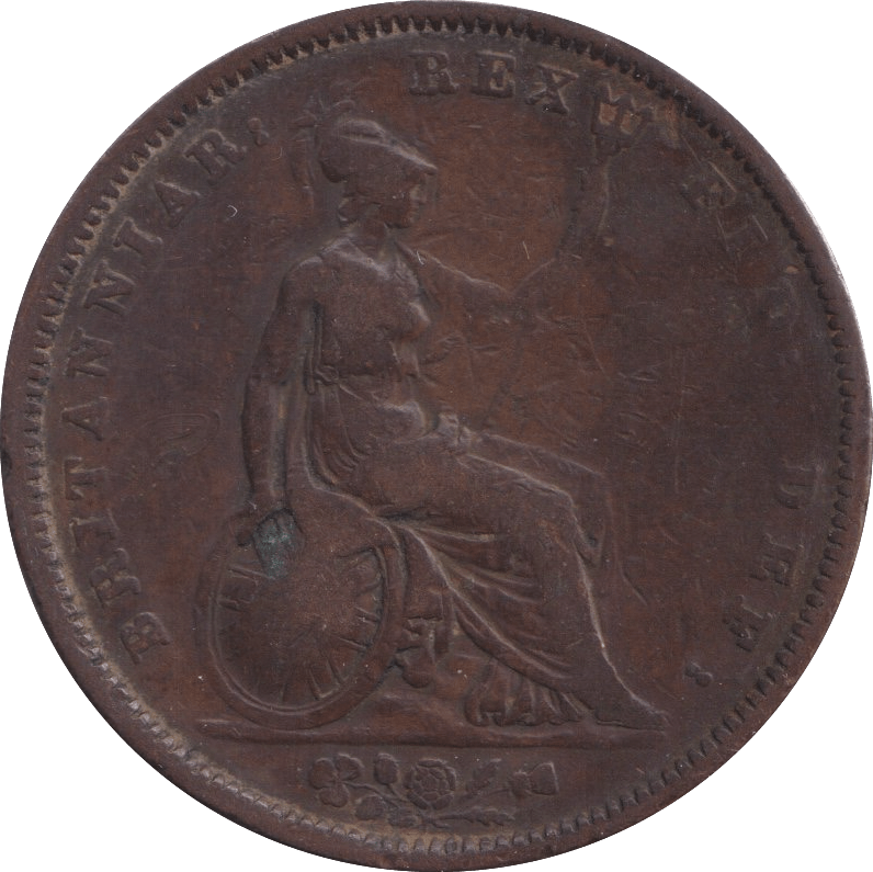 1834 PENNY ( FINE ) - Penny - Cambridgeshire Coins