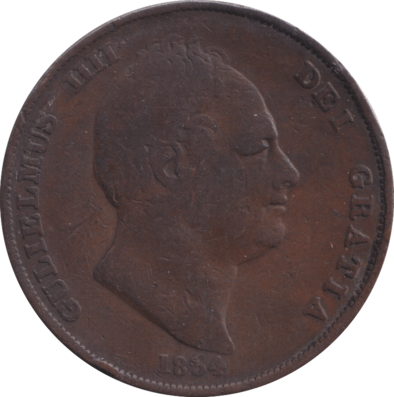 1834 PENNY ( FINE ) - Penny - Cambridgeshire Coins