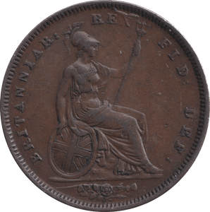 1834 PENNY ( VF ) - PENNY - Cambridgeshire Coins