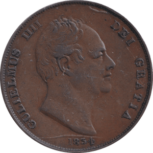 1834 PENNY ( VF ) - PENNY - Cambridgeshire Coins