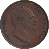 1834 PENNY ( VF ) - PENNY - Cambridgeshire Coins