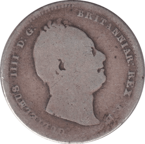 1834 SHILLING ( FAIR ) - SHILLING - Cambridgeshire Coins