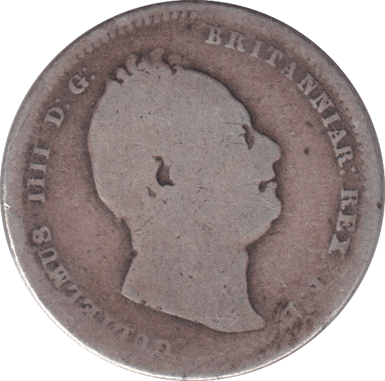 1834 SHILLING ( FAIR ) - SHILLING - Cambridgeshire Coins