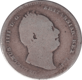 1834 SHILLING ( FAIR ) - SHILLING - Cambridgeshire Coins