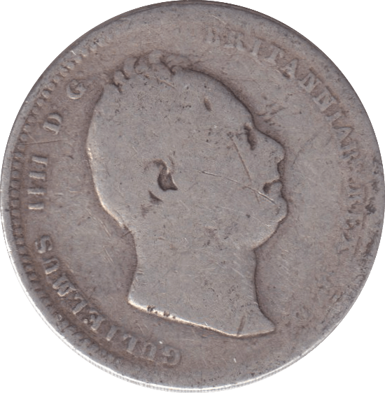 1834 SHILLING ( FINE ) 2 - SHILLING - Cambridgeshire Coins