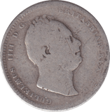 1834 SHILLING ( FINE ) 2 - SHILLING - Cambridgeshire Coins