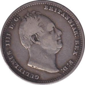 1834 SHILLING ( FINE ) 3 - SHILLING - Cambridgeshire Coins