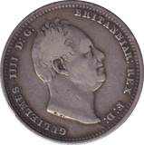 1834 SHILLING ( FINE ) 3 - SHILLING - Cambridgeshire Coins