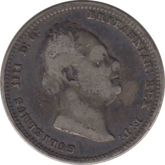 1834 SHILLING ( FINE ) - SHILLING - Cambridgeshire Coins