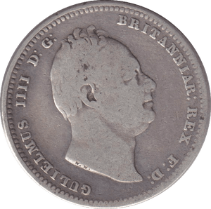 1834 SHILLING ( FINE ) - SHILLING - Cambridgeshire Coins