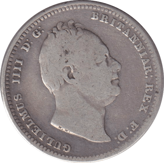 1834 SHILLING ( FINE ) - SHILLING - Cambridgeshire Coins