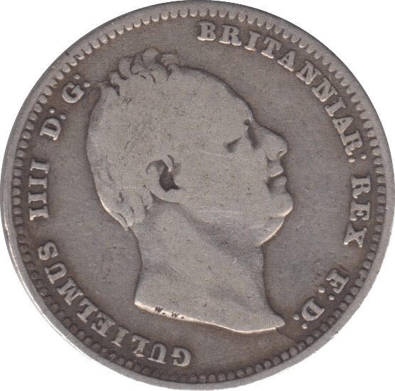 1834 SHILLING ( FINE ) - SHILLING - Cambridgeshire Coins