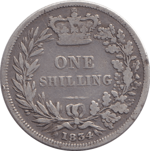 1834 SHILLING ( FINE ) - SHILLING - Cambridgeshire Coins