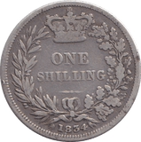 1834 SHILLING ( FINE ) - SHILLING - Cambridgeshire Coins