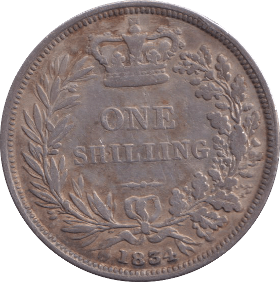 1834 SHILLING ( FINE ) - SHILLING - Cambridgeshire Coins