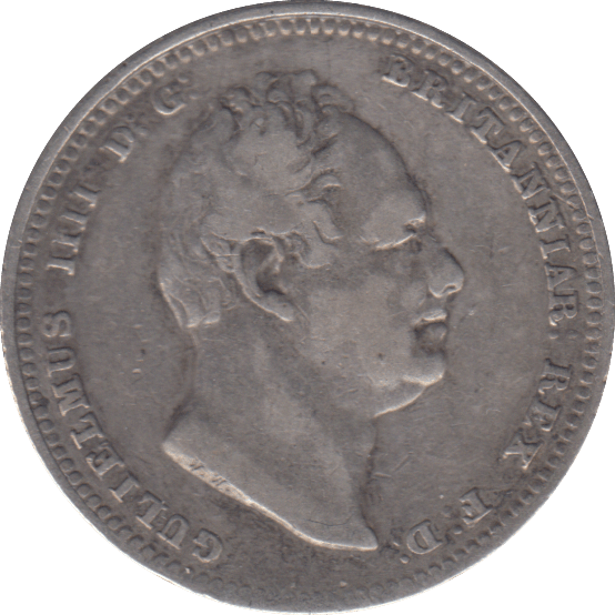 1834 SHILLING ( FINE ) - SHILLING - Cambridgeshire Coins