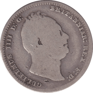 1834 SHILLING ( FINE ) - SHILLING - Cambridgeshire Coins