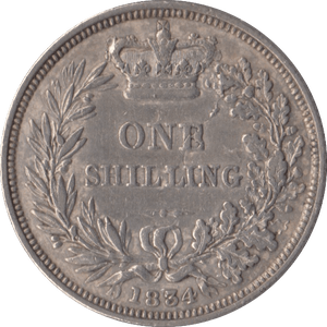 1834 SHILLING ( GVF ) - SHILLING - Cambridgeshire Coins
