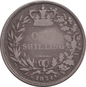 1834 SHILLING ( NF ) 1 - SHILLING - Cambridgeshire Coins