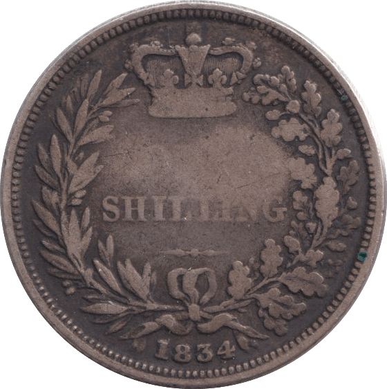 1834 SHILLING ( NF ) - SHILLING - Cambridgeshire Coins