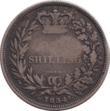 1834 SHILLING ( NF ) - SHILLING - Cambridgeshire Coins