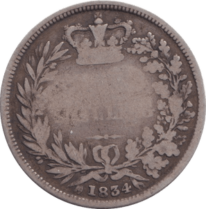 1834 SHILLING ( NF ) - SHILLING - Cambridgeshire Coins