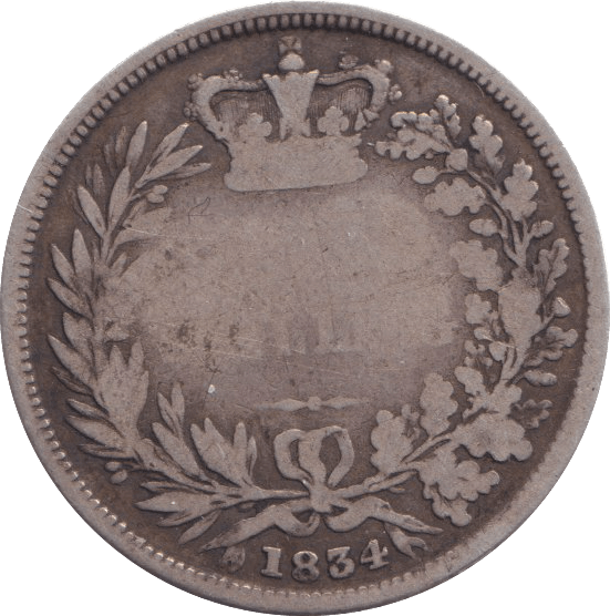 1834 SHILLING ( NF ) - SHILLING - Cambridgeshire Coins