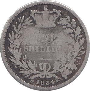 1834 SHILLING ( NF ) - SHILLING - Cambridgeshire Coins