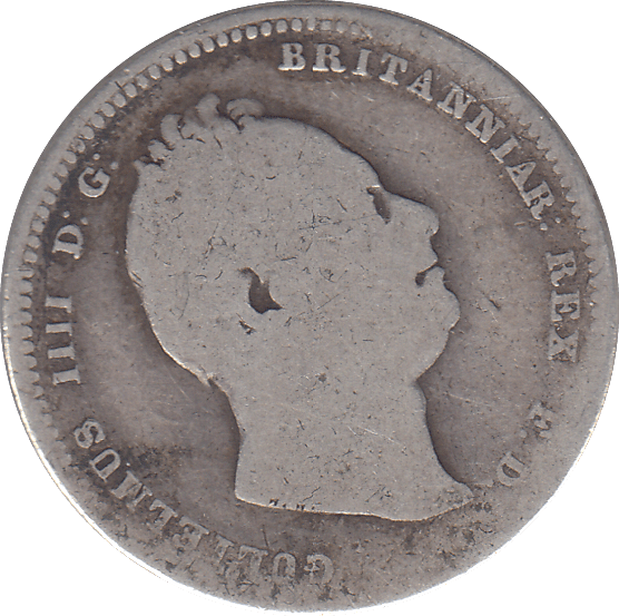 1834 SHILLING ( NF ) - SHILLING - Cambridgeshire Coins