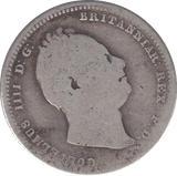 1834 SHILLING ( NF ) - SHILLING - Cambridgeshire Coins