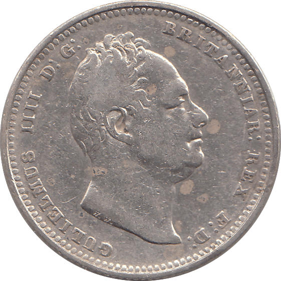 1834 SHILLING ( VF ) - SHILLING - Cambridgeshire Coins
