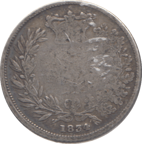 1834 SIXPENCE ( FAIR ) - SIXPENCE - Cambridgeshire Coins