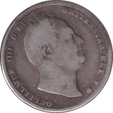 1834 SIXPENCE ( FAIR ) - SIXPENCE - Cambridgeshire Coins