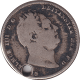 1834 SIXPENCE ( FAIR ) - SIXPENCE - Cambridgeshire Coins