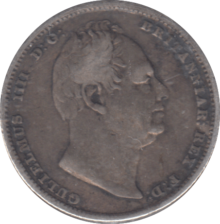 1834 SIXPENCE ( FINE ) - SIXPENCE - Cambridgeshire Coins