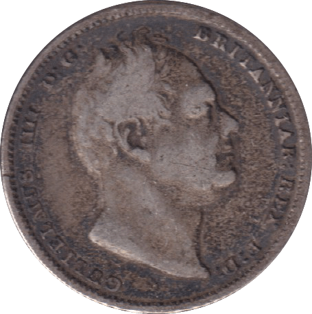 1834 SIXPENCE ( FINE ) - SIXPENCE - Cambridgeshire Coins