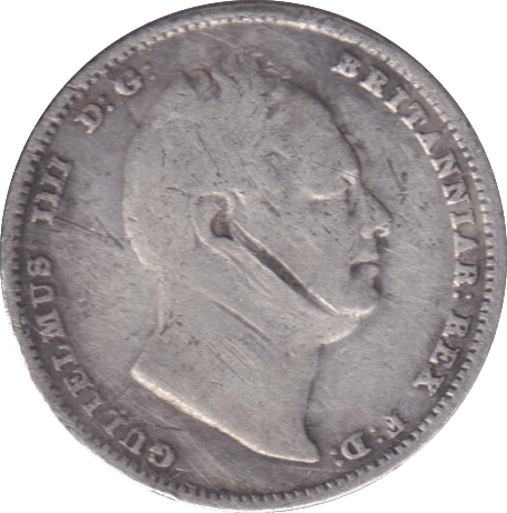 1834 SIXPENCE ( GF ) - SIXPENCE - Cambridgeshire Coins