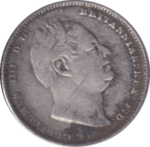 1834 SIXPENCE ( GF ) - SIXPENCE - Cambridgeshire Coins