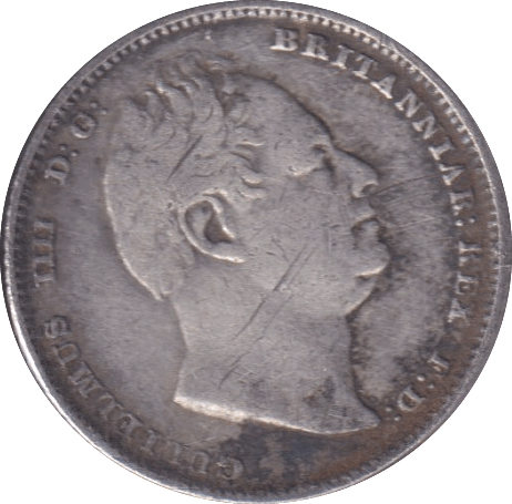 1834 SIXPENCE ( GF ) - SIXPENCE - Cambridgeshire Coins