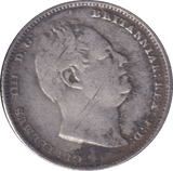 1834 SIXPENCE ( GF ) - SIXPENCE - Cambridgeshire Coins