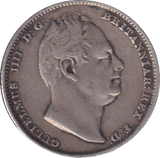 1834 SIXPENCE ( GVF ) - SIXPENCE - Cambridgeshire Coins
