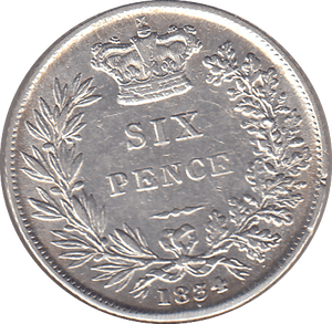 1834 SIXPENCE ( GVF ) - SIXPENCE - Cambridgeshire Coins